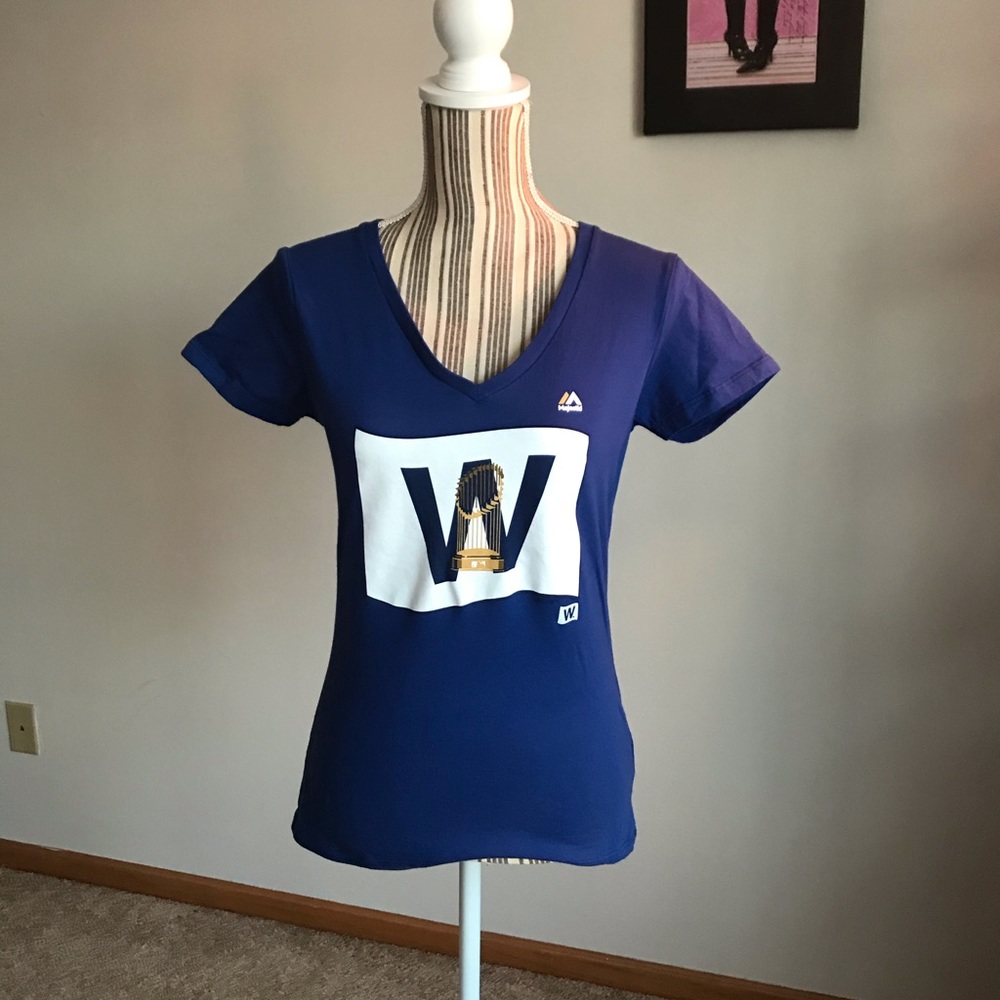 Cubs Win flag tee